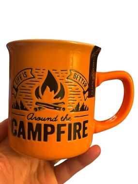 Campfire Ceramic Mug - Orange